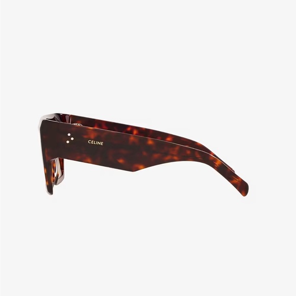 CELINE Square Tinted Tortoise Sunglasses - Picture 11 of 13
